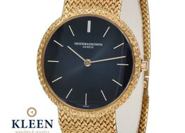 Vacheron Constantin Vintage 7613 (1970) - Blauw wijzerplaat 33mm Geelgoud