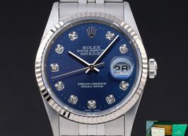 Rolex Datejust 36 16234 (1994) - Blauw wijzerplaat 36mm Staal