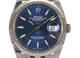 Rolex Datejust 36 126234 (2021) - Blauw wijzerplaat 36mm Staal