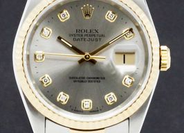 Rolex Datejust 36 16233 (1997) - Grey dial 36 mm Gold/Steel case