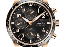 IWC Pilot Chronograph IW388309 (2026) - Zwart wijzerplaat 43mm Roodgoud