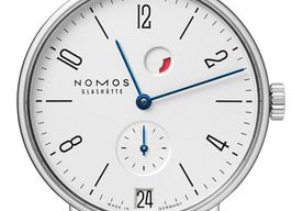 NOMOS Tangente Gangreserve 131 (2026) - Wit wijzerplaat 35mm Staal
