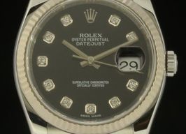 Rolex Datejust 36 116234 (2013) - Wit wijzerplaat 36mm Staal
