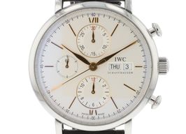 IWC Portofino Chronograph IW391022 (2017) - Silver dial 42 mm Steel case