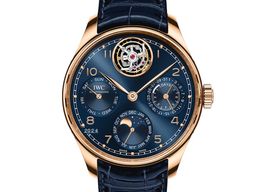 IWC Portuguese Perpetual Calendar IW504504 (2025) - Blue dial 45 mm Red Gold case