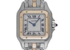 Cartier Panthère 1057917 (1991) - Wit wijzerplaat 22mm Goud/Staal
