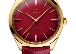 Omega De Ville Trésor 435.53.40.21.11.001 (2026) - Red dial 40 mm Yellow Gold case