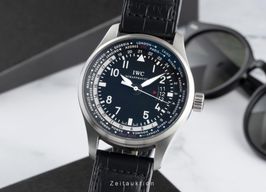 IWC Pilot Worldtimer IW326201 (Unknown (random serial)) - Black dial 45 mm Steel case