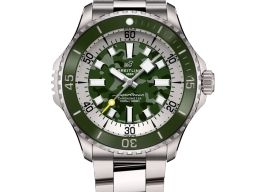 Breitling Superocean 46 E10379D31L1E1 (2024) - Groen wijzerplaat 47mm Titanium