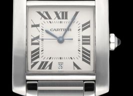 Cartier Tank Française 2302 (1998) - Silver dial 28 mm Steel case