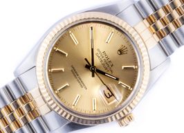 Rolex Datejust 36 16013 (1986) - Champagne dial 36 mm Gold/Steel case