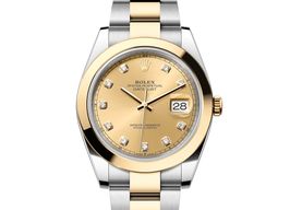 Rolex Datejust 41 126303-0011 (2024) - Champagne dial 41 mm Gold/Steel case
