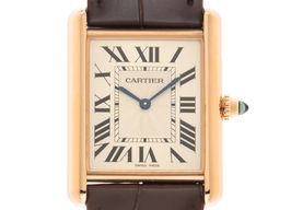 Cartier Tank Louis Cartier WGTA0011 (2025) - Silver dial 34 mm Rose Gold case