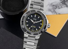 Oris Aquis Depth Gauge 01 733 7755 4154-Set MB (2023) - Zwart wijzerplaat 46mm Staal
