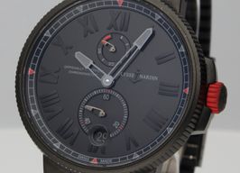 Ulysse Nardin Marine 1183-122 (2015) - Black dial 45 mm Titanium case