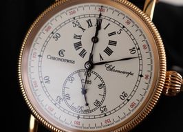 Chronoswiss Chronoscope CH-1521-R (2004) - White dial 39 mm Rose Gold case