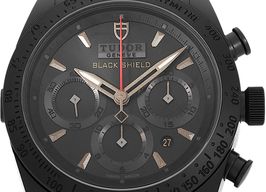 Tudor Fastrider Black Shield 42000CN (Unknown (random serial)) - Black dial 42 mm Steel case