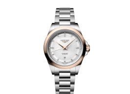 Longines Conquest L3.320.5.87.6 (2025) - White dial 30 mm Gold/Steel case