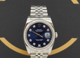 Rolex Datejust 36 116234 (2016) - Blue dial 36 mm Steel case