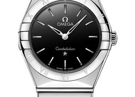 Omega Constellation Quartz 131.10.28.60.01.001 (2026) - Zwart wijzerplaat 28mm Staal