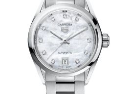 TAG Heuer Carrera Lady WBN2412.BA0621 (2024) - Wit wijzerplaat 29mm Staal