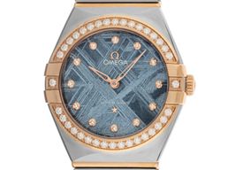 Omega Constellation Ladies 131.25.28.60.99.001 (2026) - Blue dial 28 mm Gold/Steel case