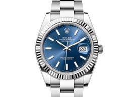 Rolex Datejust 41 126334 (2018) - Blauw wijzerplaat 41mm Staal