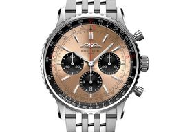 Breitling Navitimer 1 B01 Chronograph AB0138241K1A1 (2025) - Rood wijzerplaat 43mm Staal