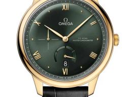 Omega De Ville 434.53.41.21.10.001 (2026) - Groen wijzerplaat 41mm Geelgoud