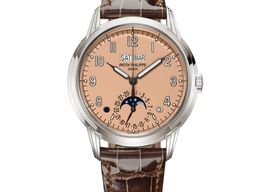 Patek Philippe Perpetual Calendar 5320G-011 (2025) - Pink dial 40 mm White Gold case
