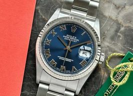 Rolex Datejust 36 16234 (2000) - Blauw wijzerplaat 36mm Staal