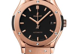 Hublot Classic Fusion 542.OX.1181.LR (2023) - Zwart wijzerplaat 42mm Roségoud