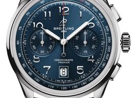 Breitling Premier AB0145171C1P1 (2026) - Blauw wijzerplaat 42mm Staal