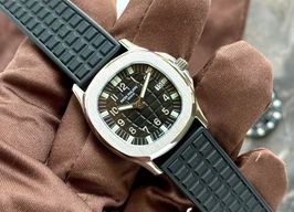 Patek Philippe Aquanaut 4960 (1999) - Zwart wijzerplaat 30mm Staal