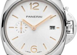 Panerai Luminor Due PAM01428 (2026) - Wit wijzerplaat 42mm Staal
