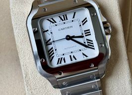 Cartier Santos WSSA0029 (2024) - Silver dial 35 mm Steel case