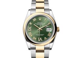 Rolex Datejust 36 126203-0026 (2023) - Green dial 36 mm Steel case