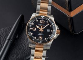 Longines HydroConquest L3.782.3.58.7 (Onbekend (willekeurig serienummer)) - Zwart wijzerplaat 43mm Staal