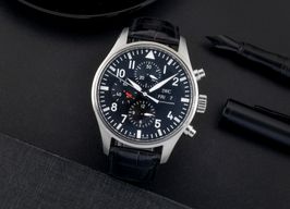 IWC Pilot Chronograph IW377709 (Unknown (random serial)) - Black dial 43 mm Steel case