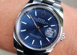 Rolex Datejust 36 126200 (2022) - Blauw wijzerplaat 36mm Staal