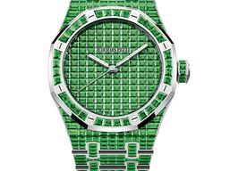 Audemars Piguet Royal Oak Selfwinding 15514BC.TV.1284BC.01 (2025) - Green dial 41 mm White Gold case
