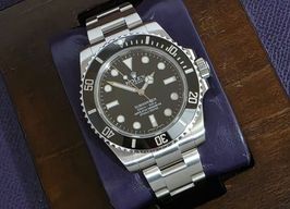 Rolex Submariner No Date 114060 (2014) - Zwart wijzerplaat 40mm Staal