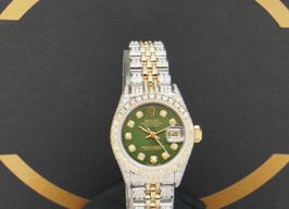 Rolex Lady-Datejust 69173 (1986) - Green dial 26 mm Gold/Steel case