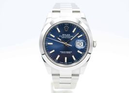 Rolex Datejust 41 126300 (2017) - Blauw wijzerplaat 41mm Staal