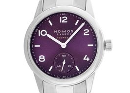 NOMOS Club 757 (2025) - Purple dial 34 mm Steel case
