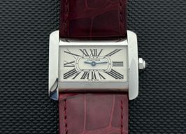 Cartier Tank Divan 2599 (Unknown (random serial)) - White dial 25 mm Steel case