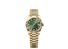Rolex Datejust 31 278278 (2025) - Green dial 31 mm Yellow Gold case