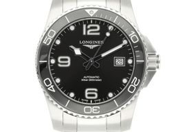 Longines HydroConquest L3.781.4.56.6 (2022) - Black dial 41 mm Steel case