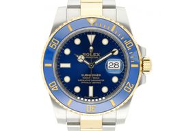 Rolex Submariner Date 116613LB (2014) - Blauw wijzerplaat 40mm Goud/Staal