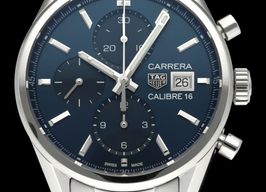 TAG Heuer Carrera Calibre 16 CBK2112 (2018) - Blue dial 41 mm Steel case
